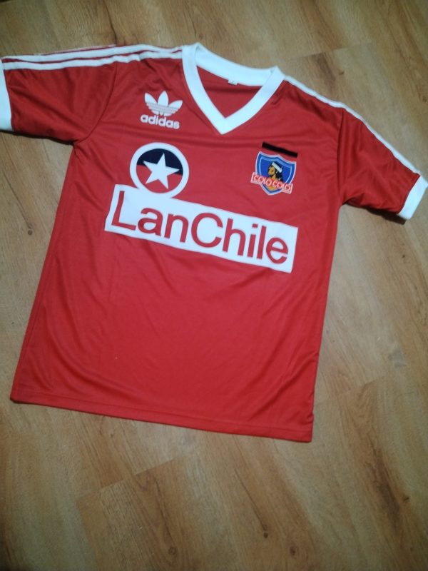 CAMISETA COLO COLO 1987 ROJA LAN CHILE - Imagen 3